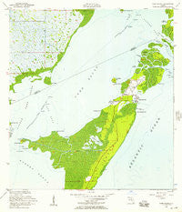 Card Sound Florida Historical topographic map, 1:24000 scale, 7.5 X 7.5 Minute, Year 1956
