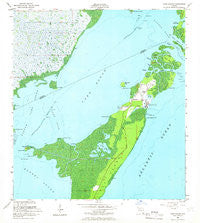 Card Sound Florida Historical topographic map, 1:24000 scale, 7.5 X 7.5 Minute, Year 1956