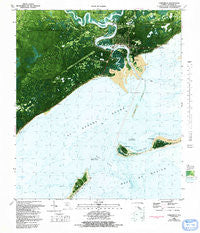 Carrabelle Florida Historical topographic map, 1:24000 scale, 7.5 X 7.5 Minute, Year 1981