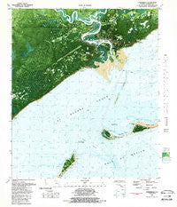 Carrabelle Florida Historical topographic map, 1:24000 scale, 7.5 X 7.5 Minute, Year 1981