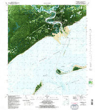 Carrabelle Florida Historical topographic map, 1:24000 scale, 7.5 X 7.5 Minute, Year 1981