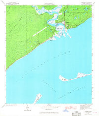 Carrabelle Florida Historical topographic map, 1:24000 scale, 7.5 X 7.5 Minute, Year 1943