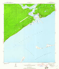 Carrabelle Florida Historical topographic map, 1:24000 scale, 7.5 X 7.5 Minute, Year 1944