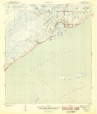 Carrabelle Florida Historical topographic map, 1:31680 scale, 7.5 X 7.5 Minute, Year 1944