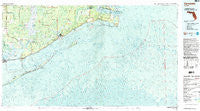 Carrabelle Florida Historical topographic map, 1:100000 scale, 30 X 60 Minute, Year 1978