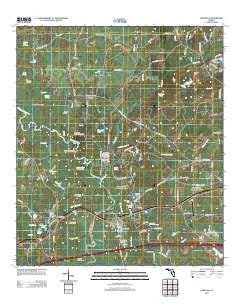 Caryville Florida Historical topographic map, 1:24000 scale, 7.5 X 7.5 Minute, Year 2012