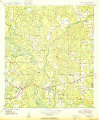 Caryville Florida Historical topographic map, 1:24000 scale, 7.5 X 7.5 Minute, Year 1950