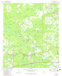 Caryville Florida Historical topographic map, 1:24000 scale, 7.5 X 7.5 Minute, Year 1982