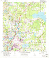 Casselberry Florida Historical topographic map, 1:24000 scale, 7.5 X 7.5 Minute, Year 1962