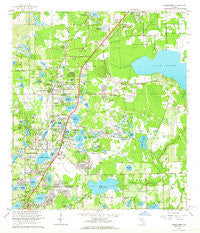 Casselberry Florida Historical topographic map, 1:24000 scale, 7.5 X 7.5 Minute, Year 1962