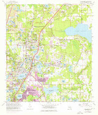 Casselberry Florida Historical topographic map, 1:24000 scale, 7.5 X 7.5 Minute, Year 1962