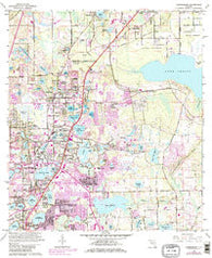 Casselberry Florida Historical topographic map, 1:24000 scale, 7.5 X 7.5 Minute, Year 1962