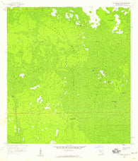 Catherine Island Florida Historical topographic map, 1:24000 scale, 7.5 X 7.5 Minute, Year 1958
