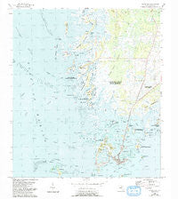 Cedar Key Florida Historical topographic map, 1:24000 scale, 7.5 X 7.5 Minute, Year 1955