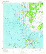 Cedar Key Florida Historical topographic map, 1:24000 scale, 7.5 X 7.5 Minute, Year 1955