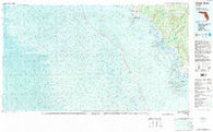 Cedar Keys Florida Historical topographic map, 1:100000 scale, 30 X 60 Minute, Year 1978