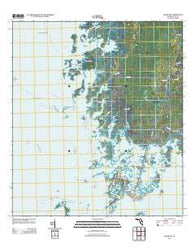 Cedar Key Florida Historical topographic map, 1:24000 scale, 7.5 X 7.5 Minute, Year 2012