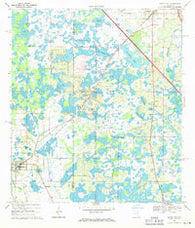 Center Hill Florida Historical topographic map, 1:24000 scale, 7.5 X 7.5 Minute, Year 1969