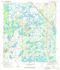 Center Hill Florida Historical topographic map, 1:24000 scale, 7.5 X 7.5 Minute, Year 1969