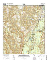 Century Florida Current topographic map, 1:24000 scale, 7.5 X 7.5 Minute, Year 2015