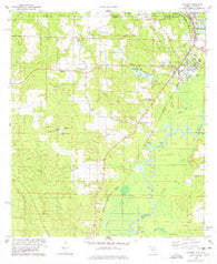 Century Florida Historical topographic map, 1:24000 scale, 7.5 X 7.5 Minute, Year 1978