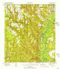 Century Florida Historical topographic map, 1:62500 scale, 15 X 15 Minute, Year 1941