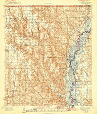 Century Florida Historical topographic map, 1:62500 scale, 15 X 15 Minute, Year 1943