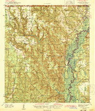 Century Florida Historical topographic map, 1:62500 scale, 15 X 15 Minute, Year 1943