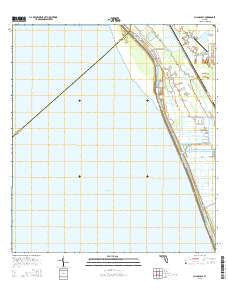 Chancy Bay Florida Current topographic map, 1:24000 scale, 7.5 X 7.5 Minute, Year 2015