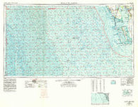 Charlotte Harbor Florida Historical topographic map, 1:250000 scale, 1 X 2 Degree, Year 1956