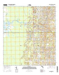 Chassahowitzka Florida Current topographic map, 1:24000 scale, 7.5 X 7.5 Minute, Year 2015