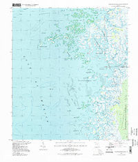 Chassahowitzka Bay Florida Historical topographic map, 1:24000 scale, 7.5 X 7.5 Minute, Year 1994