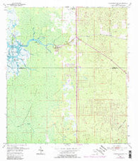Chassahowitzka Florida Historical topographic map, 1:24000 scale, 7.5 X 7.5 Minute, Year 1954