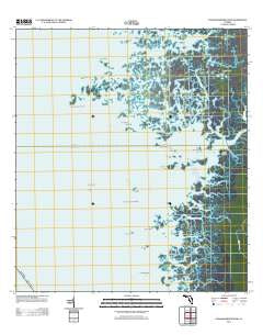 Chassahowitzka Bay Florida Historical topographic map, 1:24000 scale, 7.5 X 7.5 Minute, Year 2012