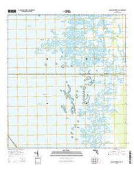 Chassahowitzka Bay Florida Current topographic map, 1:24000 scale, 7.5 X 7.5 Minute, Year 2015