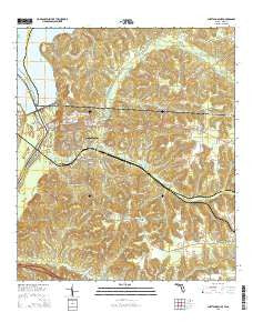 Chattahoochee Florida Current topographic map, 1:24000 scale, 7.5 X 7.5 Minute, Year 2015