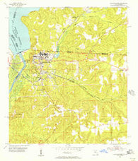Chattahoochee Florida Historical topographic map, 1:24000 scale, 7.5 X 7.5 Minute, Year 1955