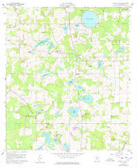 Cherry Lake Florida Historical topographic map, 1:24000 scale, 7.5 X 7.5 Minute, Year 1960