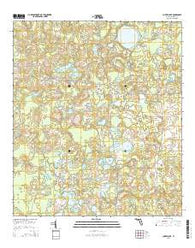 Cherry Lake Florida Current topographic map, 1:24000 scale, 7.5 X 7.5 Minute, Year 2015