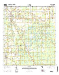 Chiefland Florida Current topographic map, 1:24000 scale, 7.5 X 7.5 Minute, Year 2015