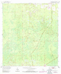 Chiefland SW Florida Historical topographic map, 1:24000 scale, 7.5 X 7.5 Minute, Year 1954