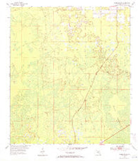 Chiefland SW Florida Historical topographic map, 1:24000 scale, 7.5 X 7.5 Minute, Year 1954