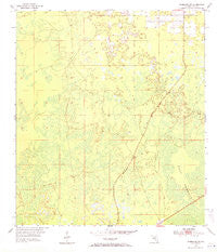 Chiefland SW Florida Historical topographic map, 1:24000 scale, 7.5 X 7.5 Minute, Year 1954