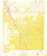 Chiefland Florida Historical topographic map, 1:24000 scale, 7.5 X 7.5 Minute, Year 1954