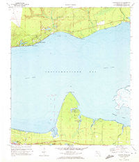Choctaw Beach Florida Historical topographic map, 1:24000 scale, 7.5 X 7.5 Minute, Year 1970