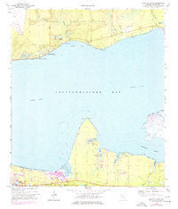 Choctaw Beach Florida Historical topographic map, 1:24000 scale, 7.5 X 7.5 Minute, Year 1970