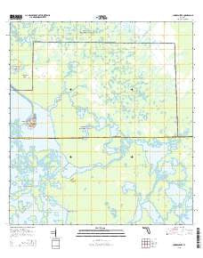 Chokoloskee Florida Current topographic map, 1:24000 scale, 7.5 X 7.5 Minute, Year 2015