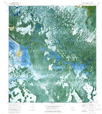 Chokoloskee Florida Historical topographic map, 1:24000 scale, 7.5 X 7.5 Minute, Year 1974