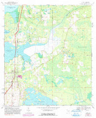 Citra Florida Historical topographic map, 1:24000 scale, 7.5 X 7.5 Minute, Year 1967