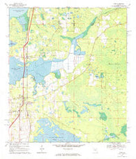 Citra Florida Historical topographic map, 1:24000 scale, 7.5 X 7.5 Minute, Year 1967